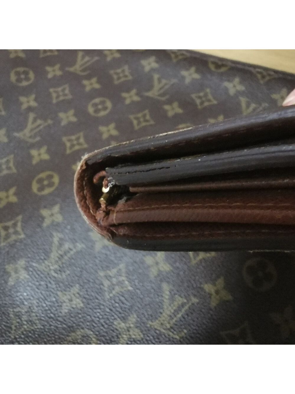 AUTHENTIC Vintage Louis Vuitton Monogram Pochette Porte Monnaie Credit Wallet - Picture 6 of 13